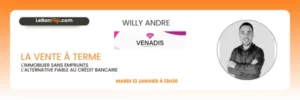 Mardi 13/01/2026 à 12h30 : La vente à terme (Willy Andre)