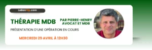 Thérapie MDB avec Pierre-Henry - mercredi 29 avril à 12h30